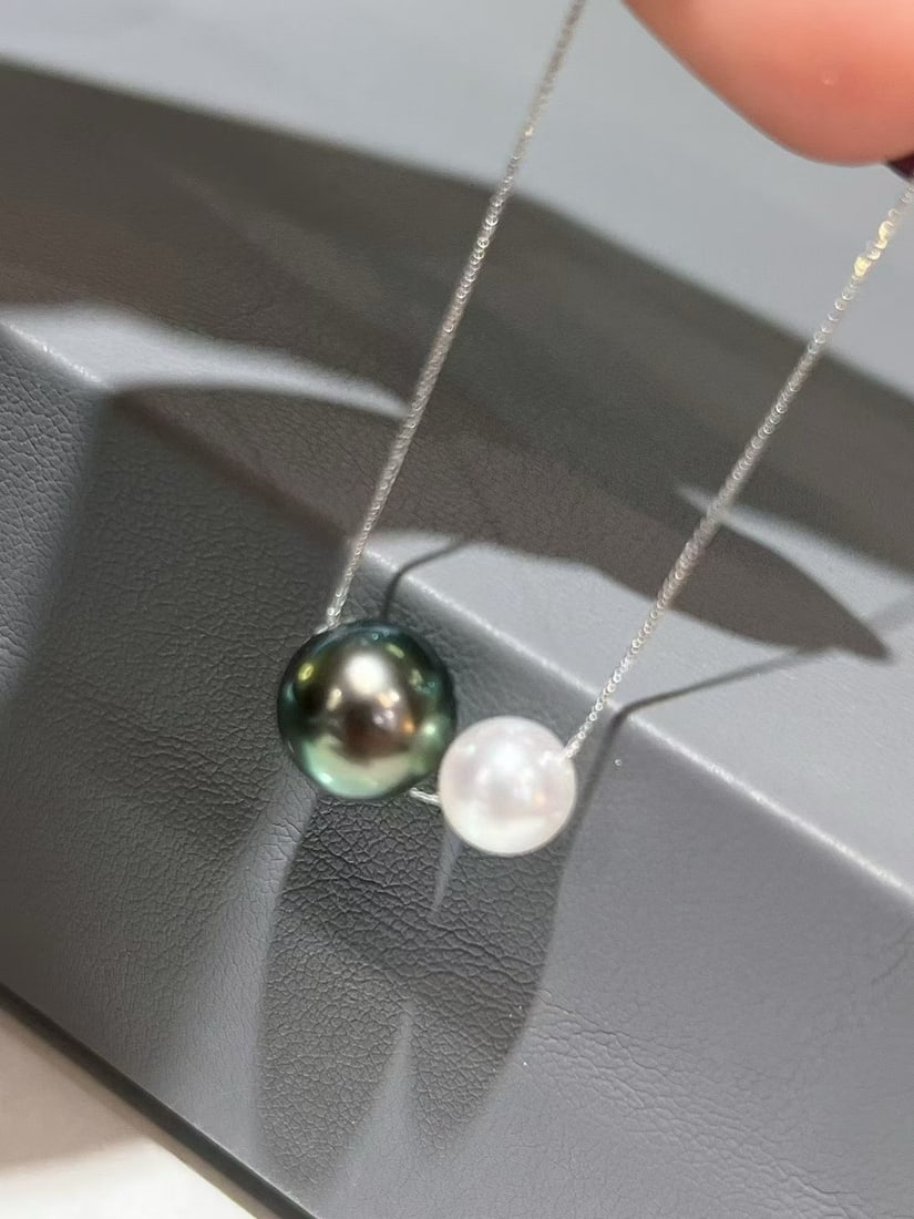 925 sterling silver Edison pearl necklace - 4