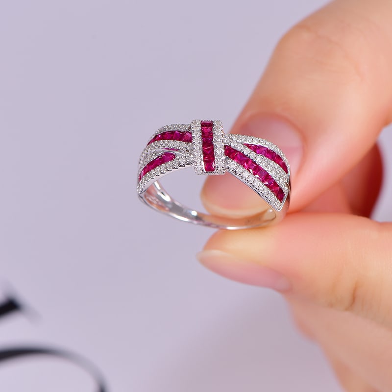 18K Gold Ruby Ring - Pigeon Blood Ruby: Title: 18K Gold Ruby Ring - Pigeon Blood Ruby Description: 18K Gold Ruby Ring - Pigeon Blood Ruby Ruby: 1.48ct / Diamond: 0.318ct / Gold Weight: 3.95g Reserve: $1,600.00 Shipping:Domestic: Shipping