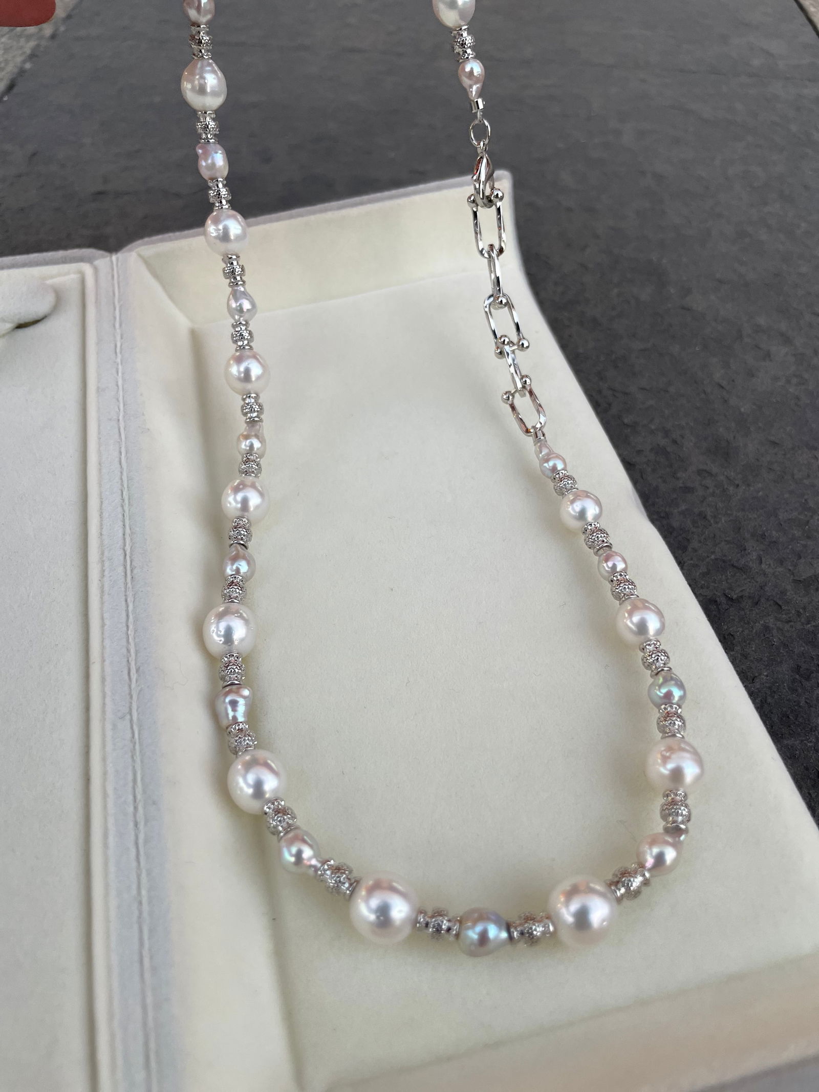 Natural pearl necklace - 2