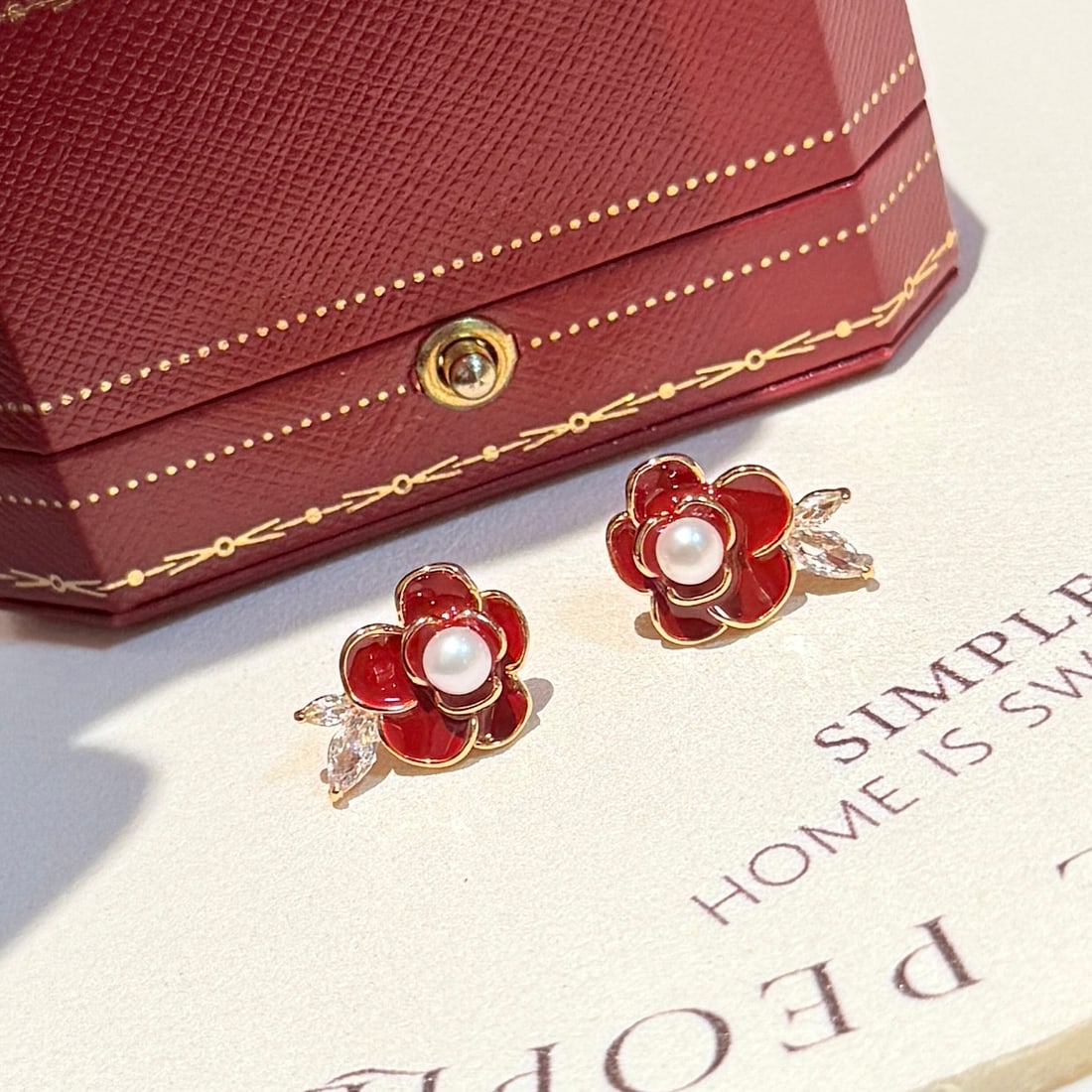 Natural pearl earrings - 3