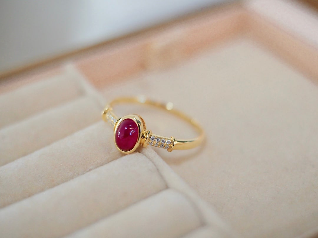 18K Diamond and Ruby Ring - 3
