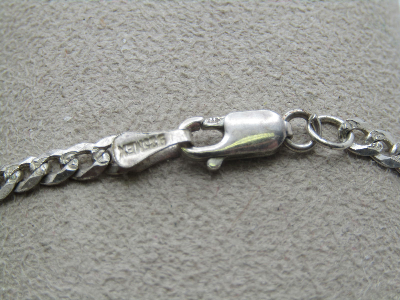 Vintage Sterling Southwestern Kokopeli Necklace, 20", 1980-'s-1990's, - 5