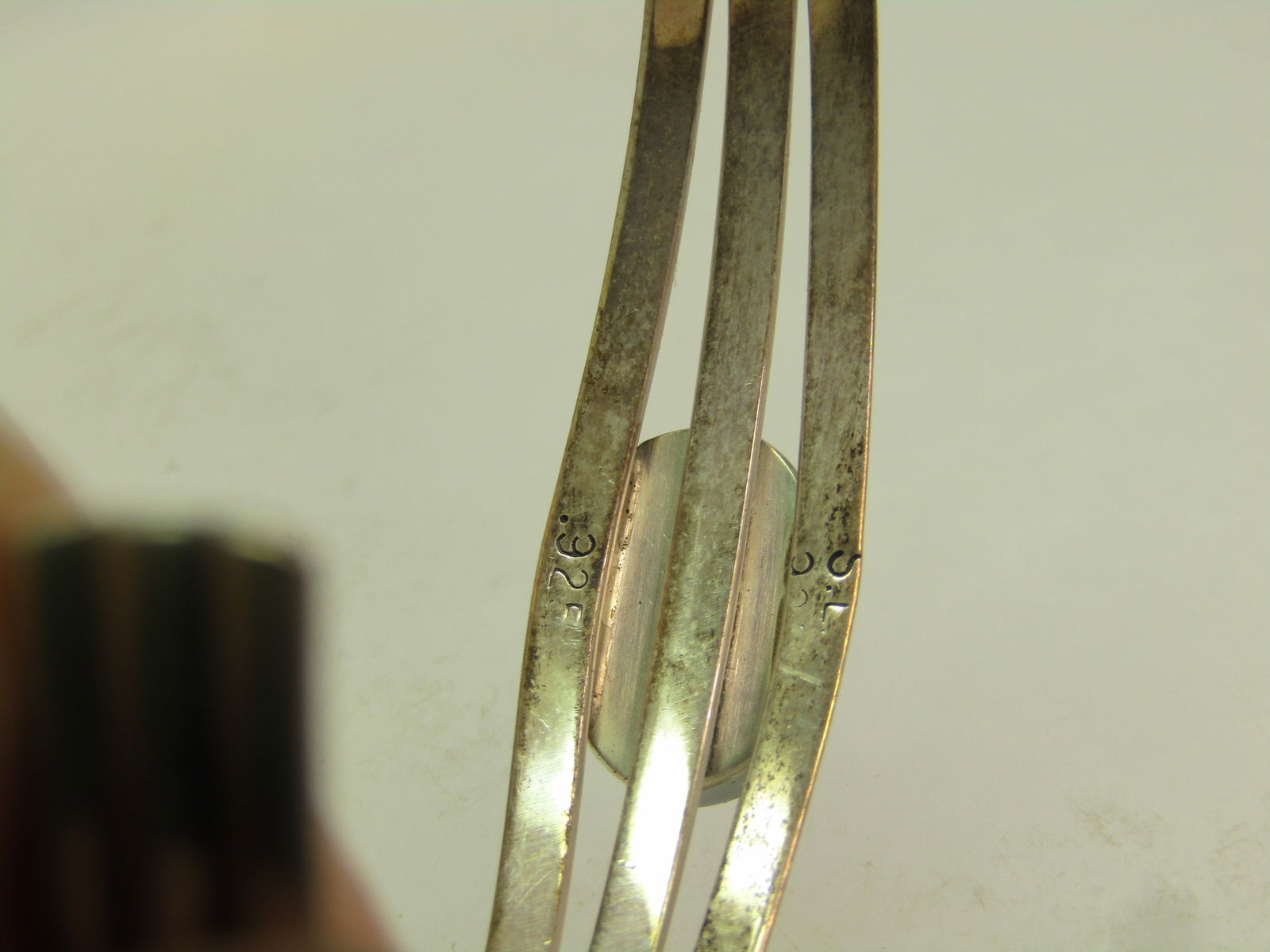 Vintage Sterling Southwestern Charoite Cuff Bracelet, 6.5", 1970's-1980's, Signed - 6