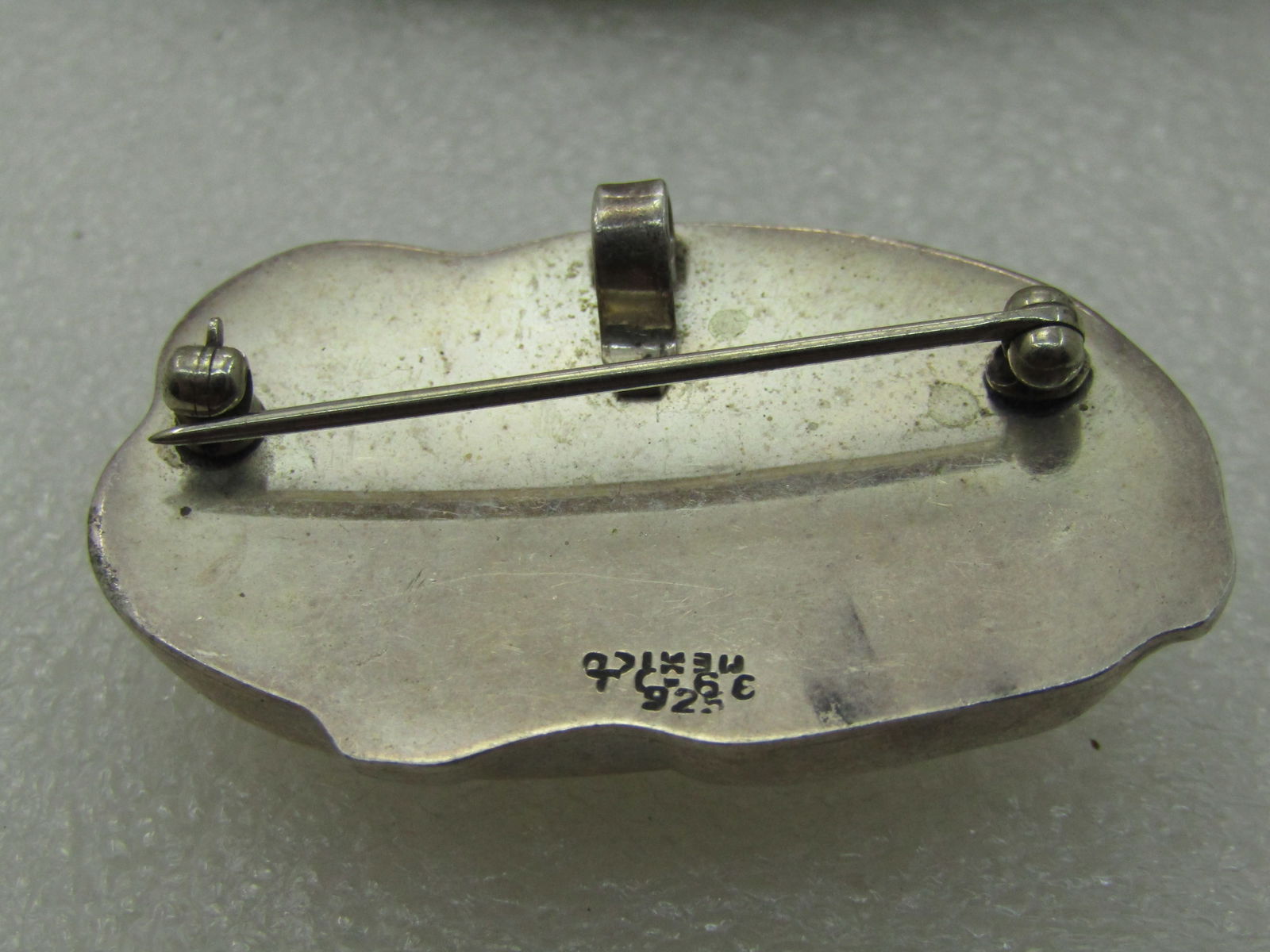 Vintage Sterling Silver Mexico Rabbit Brooch/Pendant, Mod Design, 15.69 gr. - 6