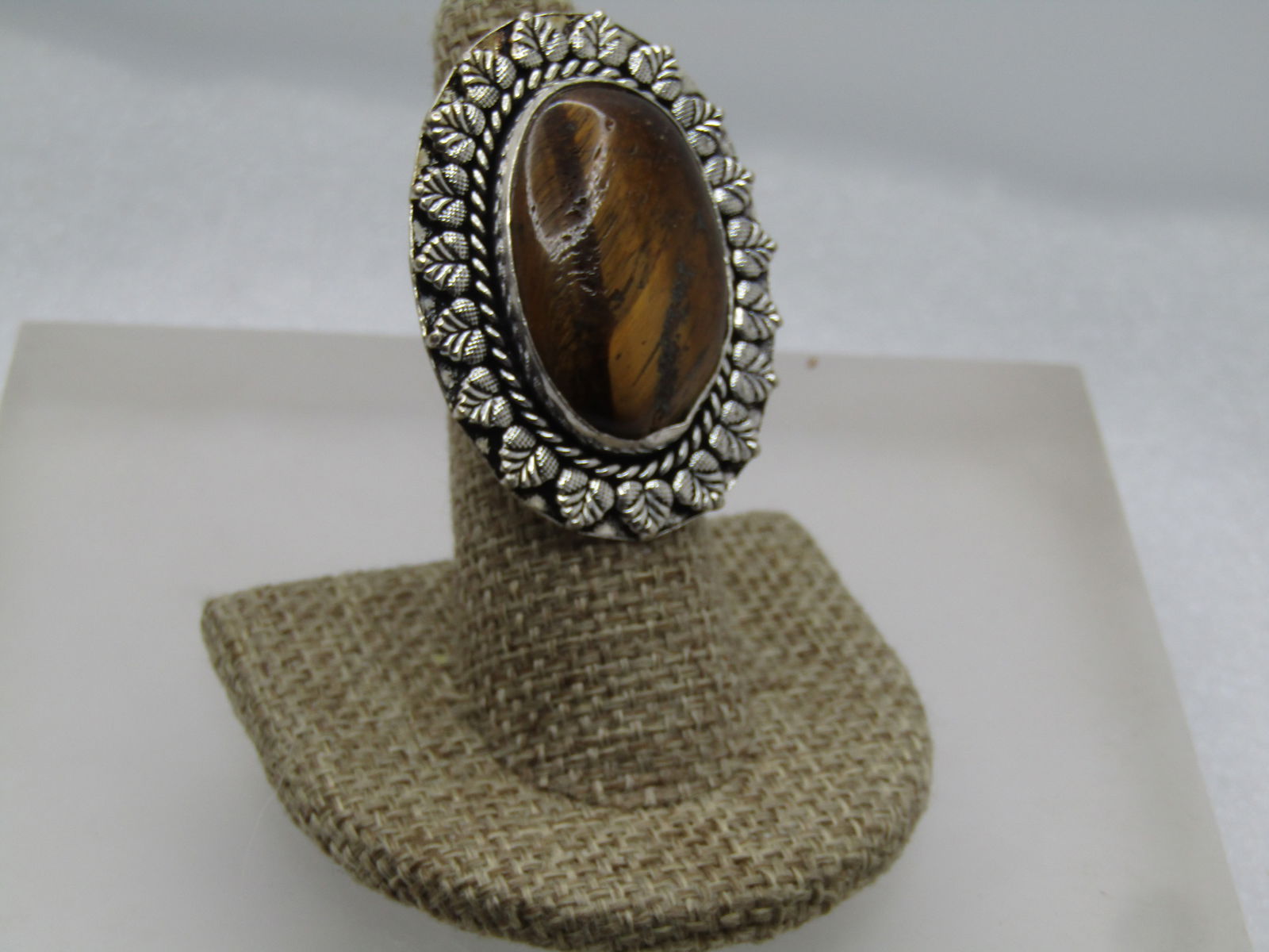 Southwestern Tiger's Eye Ring, Sz. 7, 2000's, Statement (1 of 7)