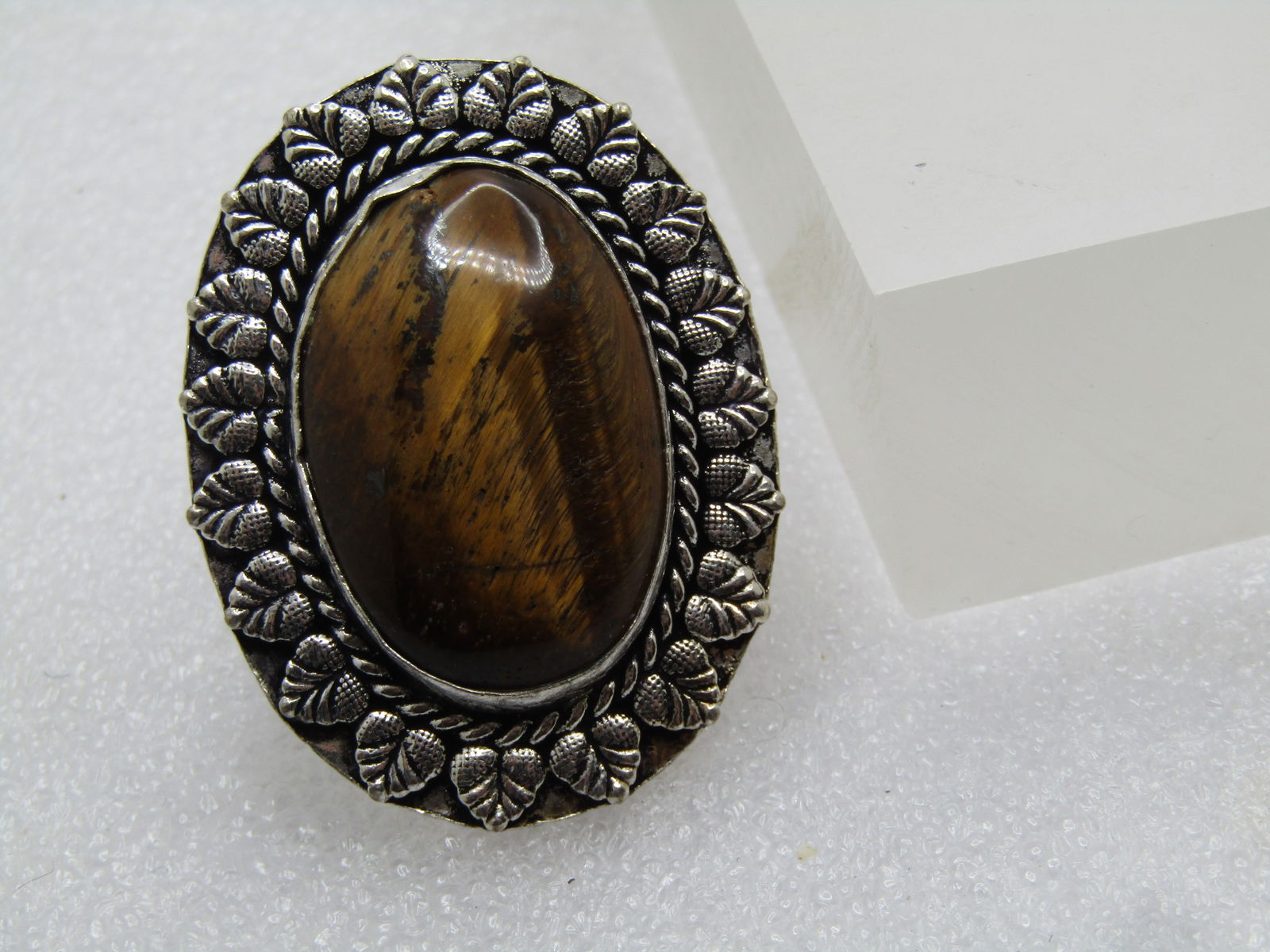 Southwestern Tiger's Eye Ring, Sz. 7, 2000's, Statement - 5
