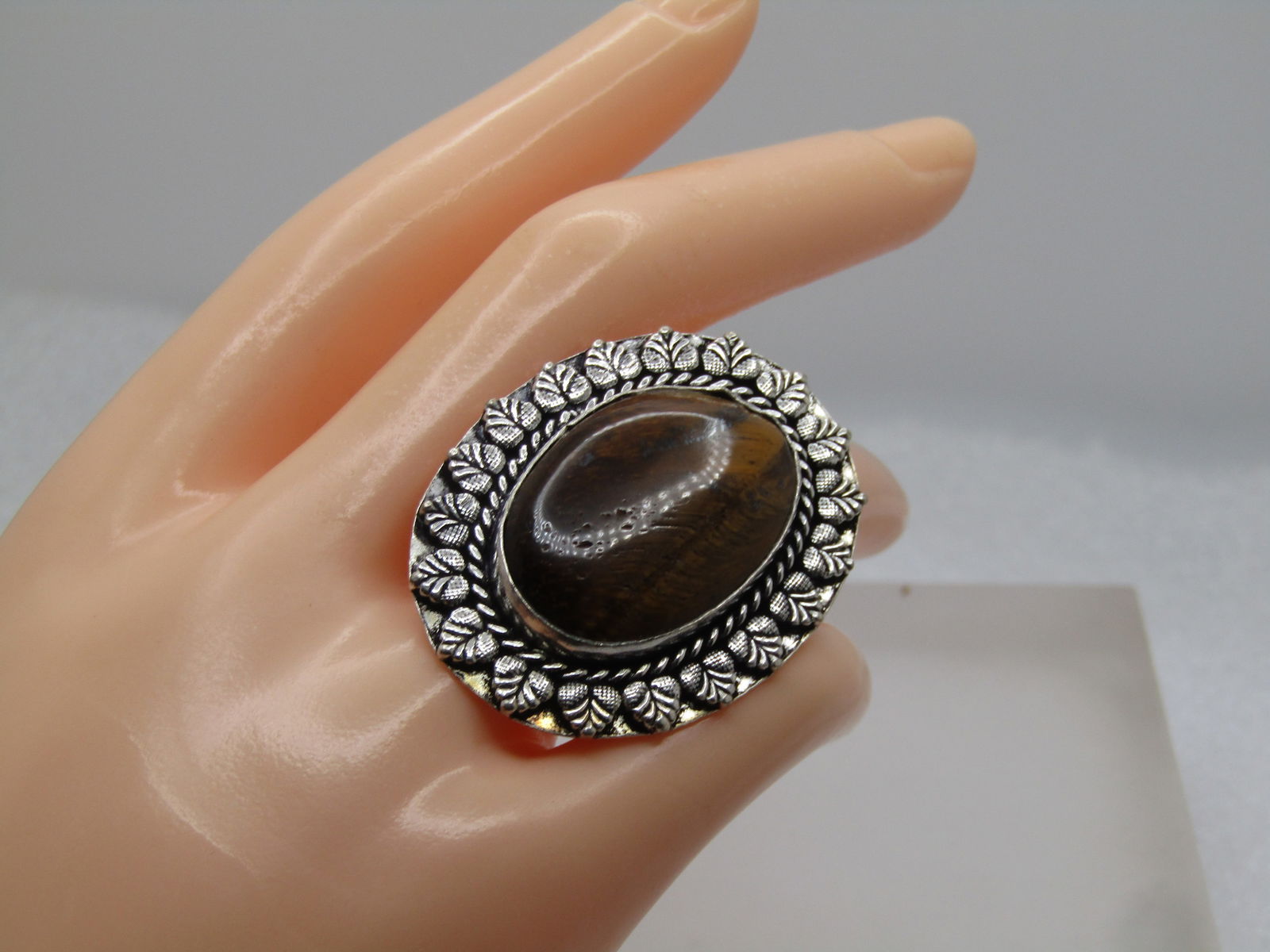 Southwestern Tiger's Eye Ring, Sz. 7, 2000's, Statement - 7