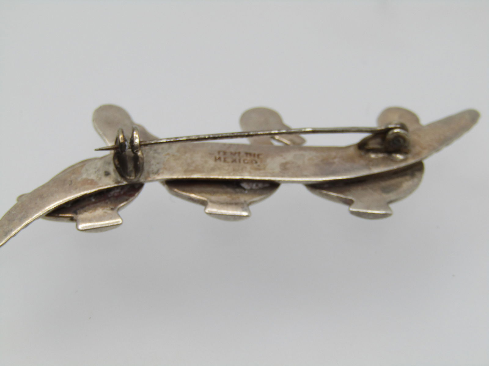 Vintage Sterling Three Ducks Brooch, , Mexico. 1940's-1960's - 4