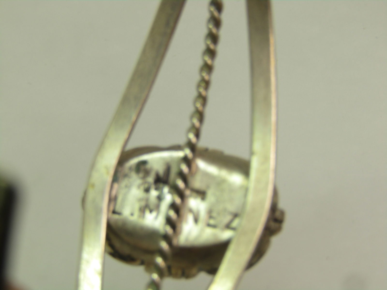 Vintage Sterling Agate Cuff Bracelet, Unisex, S. 7.25, Signed L.M., 1980's - 7