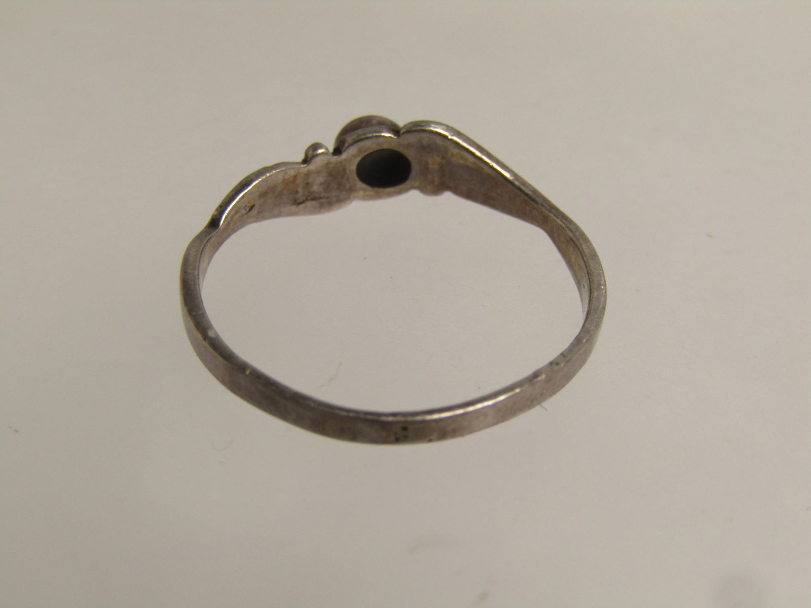 Vintage Sterling Southwestern Onyx Ring, Sz. 7.5. 1960's-1970's. - 4