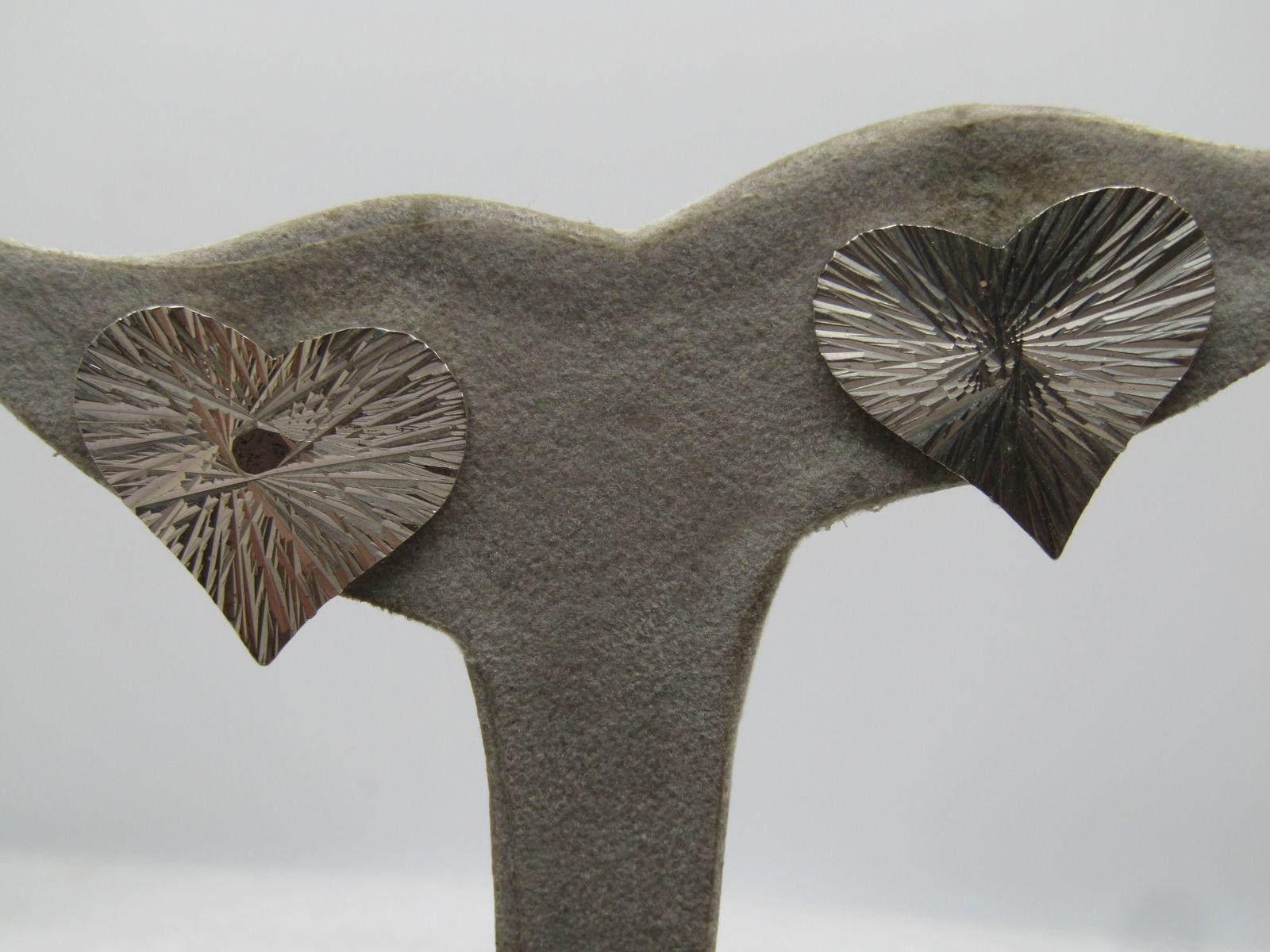 Vintage Sterling Heart Clip Earrings, Mexico, Signed TS-79, 1970's: Title: Vintage Sterling Heart Clip Earrings, Mexico, Signed TS-79, 1970's Description: Vintage Sterling Heart Clip Earrings, Mexico, Signed TS-79, 1970's. Very well made earrings in a heart shape that