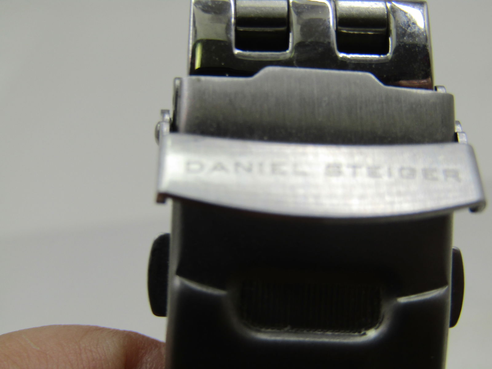 Daniel Steiger Skeleton Automatic Men's Watch, Stainless Steel, Wide Woven Band - 6