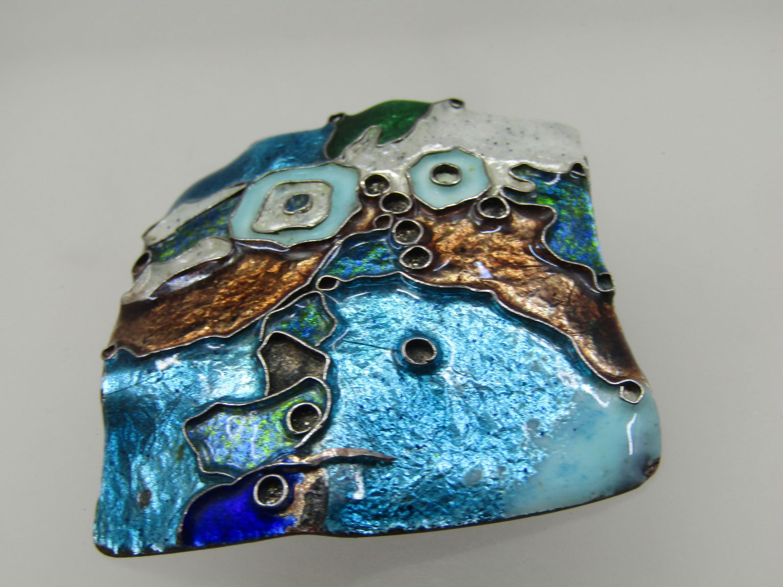 Vintage Mod Abstract Brooch, Elfi Muller & Co., Mid-Century - 6