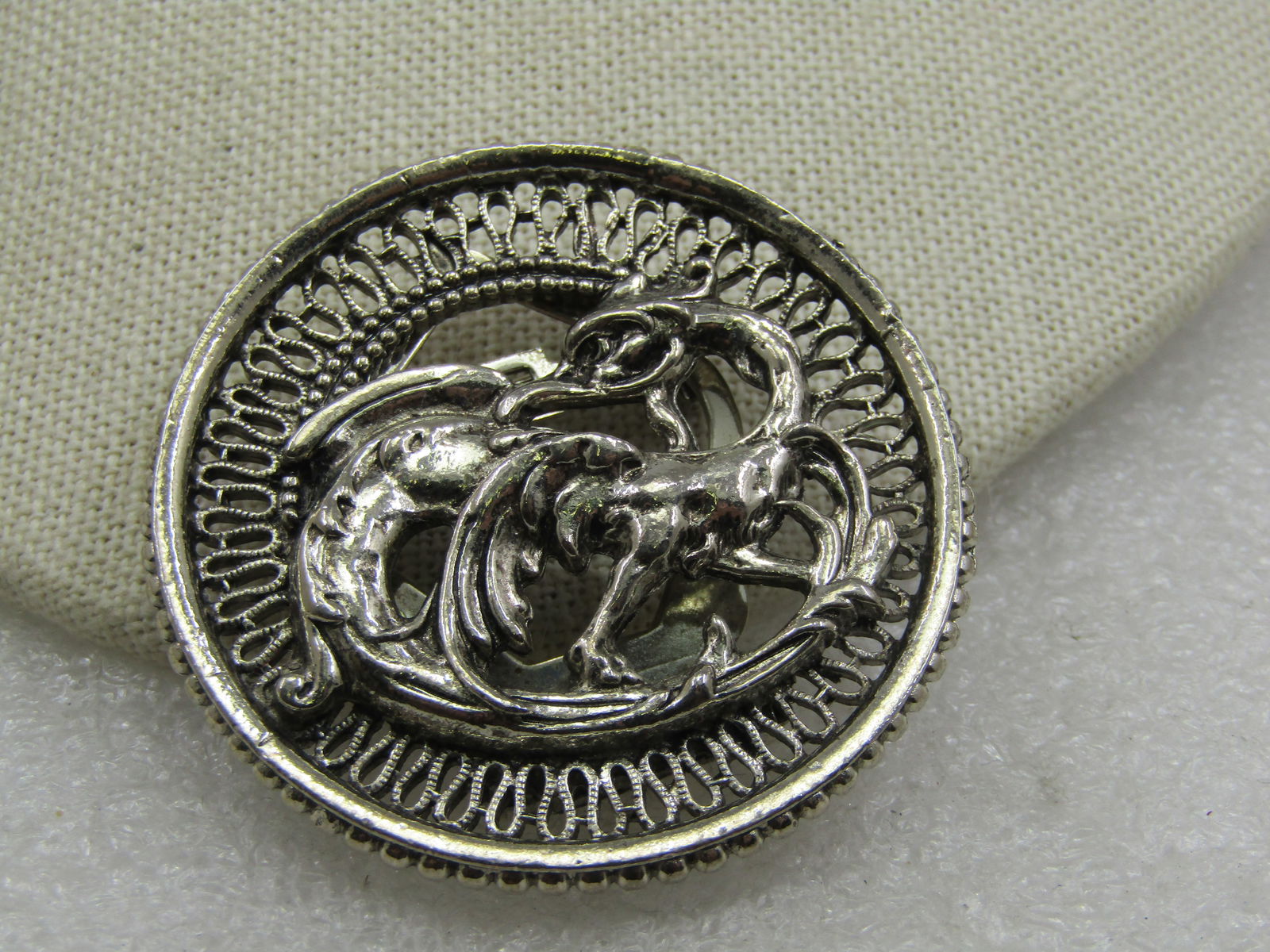 Early Black Pressed Metal Victorian Buckles - 2