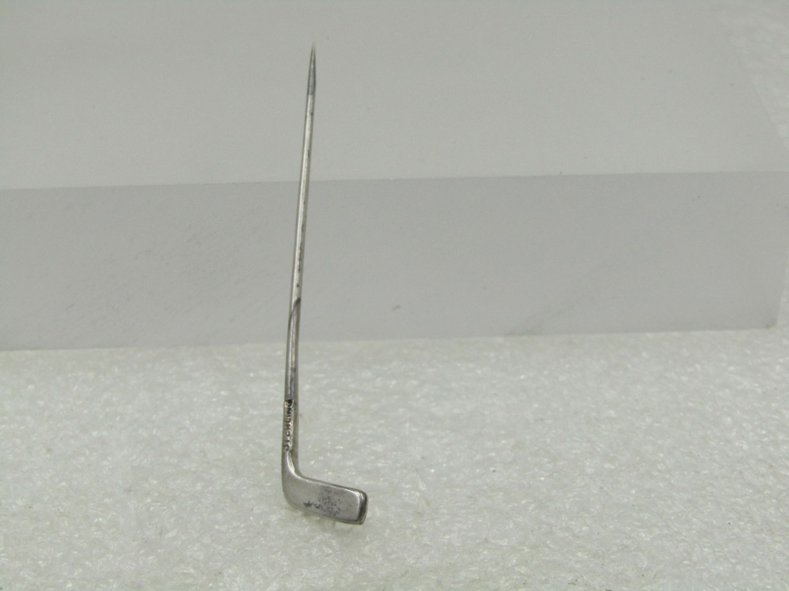 Vintage Sterling Golf Putter Stick Pin, 2.5", 1960's-1970's, Unisex (1 of 5)