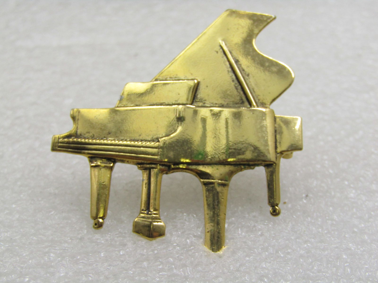Vintage Baby Grand Piano Brooch, Gold Tone, 1960's - 3