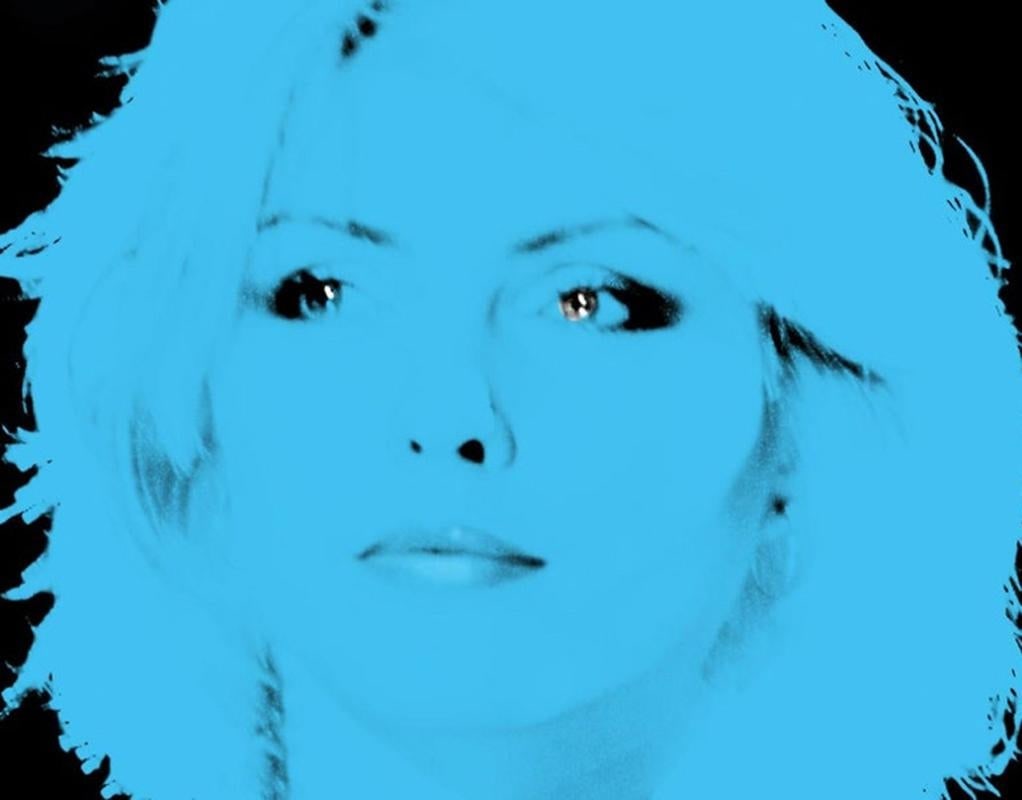 Blondie Blue by BATIK- Signed Limited Edition: 2022: Title: Blondie Blue by BATIK- Signed Limited Edition: 2022 Description: Blondie Blue By BATIK Archival pigment pop art print of pop culture icon Debbie Harry of punk rock glam band Blondie Edition of
