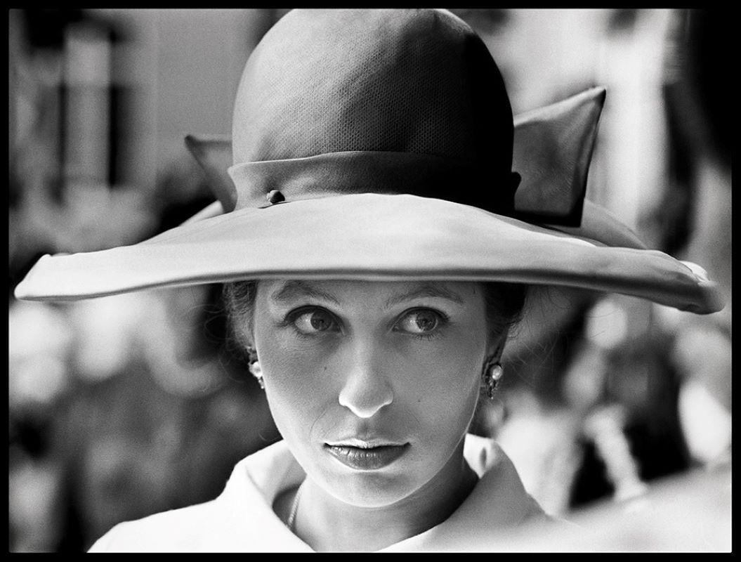 Princess Anne Hat By Arthur Steel: 1960 (Printed later): Title: Princess Anne Hat By Arthur Steel: 1960 (Printed later) Description: Princess Anne Hat By Arthur Steel Paper size: 54 x 41" / 137 x 104 cm Silver Gelatin Print 1960 (printed later) unframed han