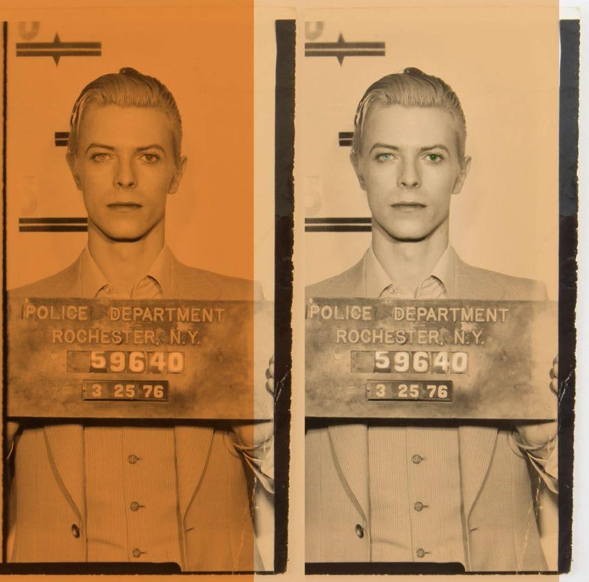 Bowie 2 Bowie by BATIK: 2023: Title: Bowie 2 Bowie by BATIK: 2023 Description: Bowie 2 Bowie 1976 by BATIK BATIK is an increasingly collectable pop artist currently living and working in London. The artist is purposely elusive wit