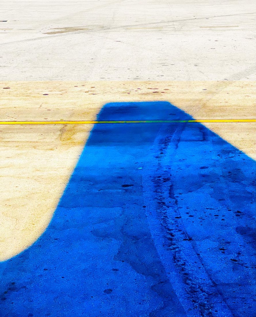 Composition with Blue and Yellow signed limited Oversize Print: 2022 - 2