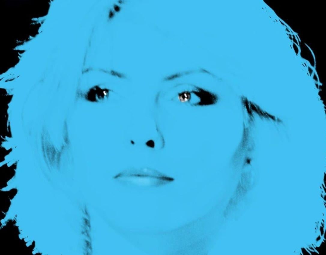 Blondie Blue by BATIK: 2023: Title: Blondie Blue by BATIK: 2023 Description: Blondie Blue by BATIK BATIK is an increasingly collectable pop artist currently living and working in London. The artist is purposely elusive with their