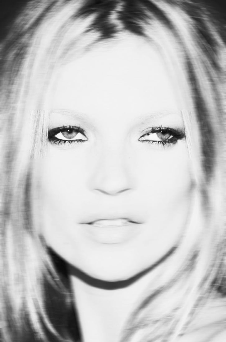 It's In The Eyes - Kate Moss Pop Art Print: 2023: Title: It's In The Eyes - Kate Moss Pop Art Print: 2023 Description: It's In The Eyes - Kate Moss Pop Art Print 2023 by BATIK paper size 40x30" inches / 101 x 76 cm signed and numbered by artist on