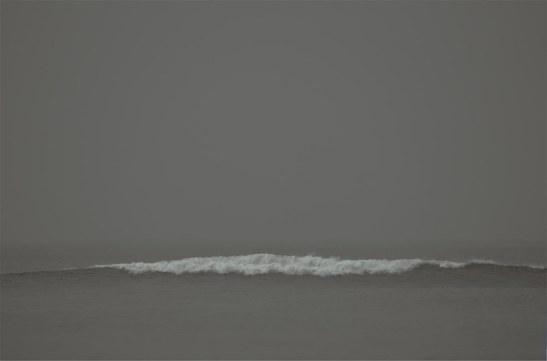 Grey Wave - Oversize Signed Limited Edition Print: 2016: Title: Grey Wave - Oversize Signed Limited Edition Print: 2016 Description: Grey Wave A single wave at dusk. by Stuart Möller Born in Kabul, part German and Anglo-Indian and having grown up all