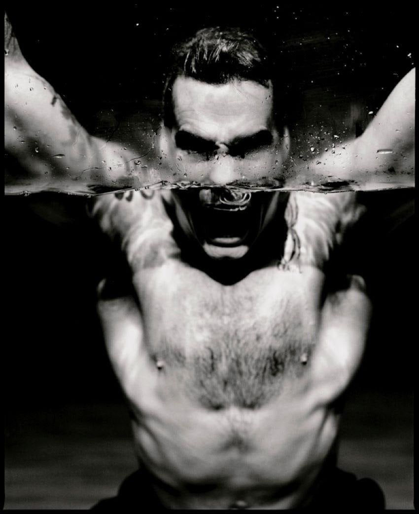 Henry Rollins by Kevin Westenberg Signed Limited Edition: 1997 (printed later): Title: Henry Rollins by Kevin Westenberg Signed Limited Edition: 1997 (printed later) Description: Henry Rollins Henry Rollins in deep water, Tokyo, 1997 by Kevin Westenberg Signed Limited Edition