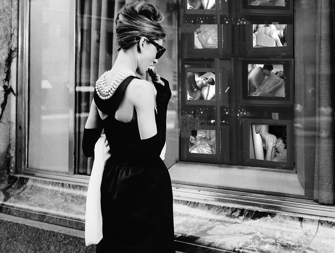 Just Looking by BATIK: 2023: Title: Just Looking by BATIK: 2023 Description: Just Looking by BATIK BATIK is an increasingly collectable pop artist currently living and working in London. The artist is purposely elusive with