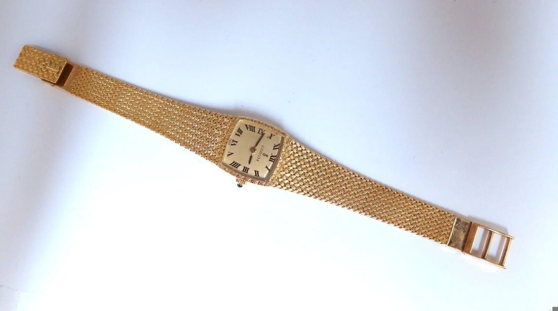 Corum Vintage Gold Watch 18kt 6.5 inch** - 6