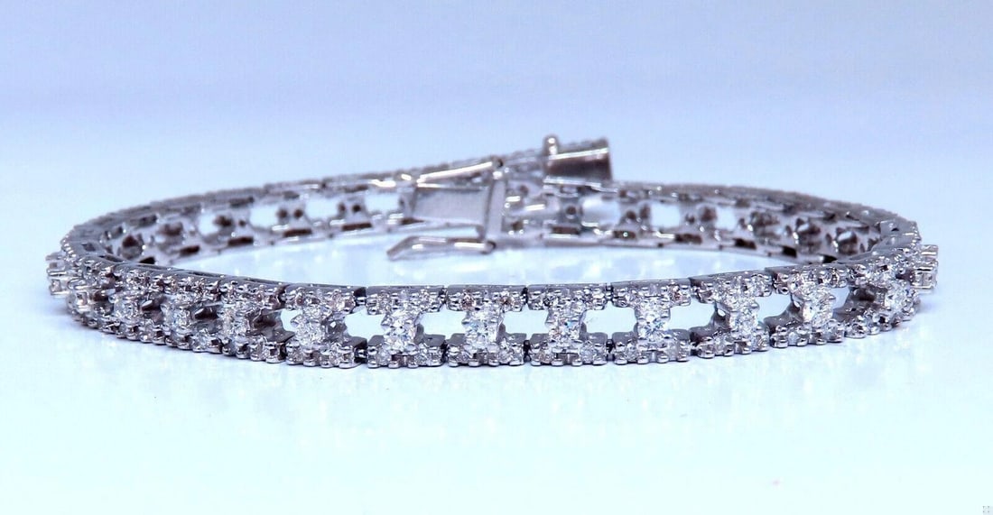 Tennis Bracelet 1.75ct Natural Round Diamonds 14kt Gold Three Row**: Title: Tennis Bracelet 1.75ct Natural Round Diamonds 14kt Gold Three Row** Description: Tennis Bracelet 1.75ct Natural Round Diamonds 14kt Gold Three Row $2,800.00 PRODUCT DESCRIPTION Ladies natural D