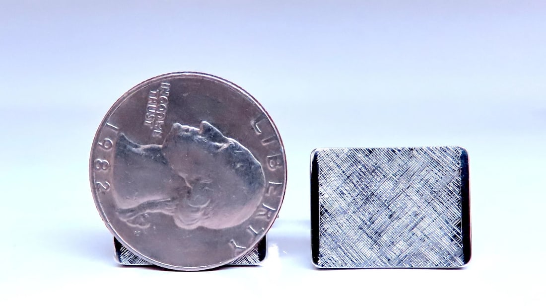 Graver Cross Hatch Cufflinks 14kt 12475** - 4