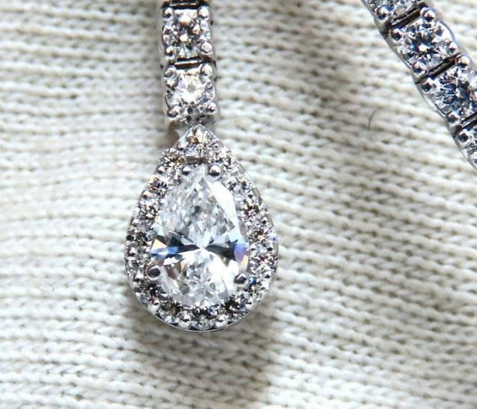Cluster Bolo Necklace Sapphire Diamonds 18kt Gold GIA Certified 17.30ct 12349** - 6