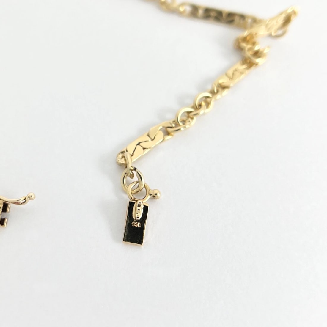 C-Link Bar Rolo Chain Necklace 14K Yellow Gold, 20.75 Inches, 4 mm, 18.95 Grams - 5