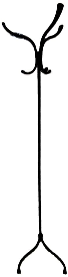 Vintage great looking black metal sculptural coat rack (1 of 3)