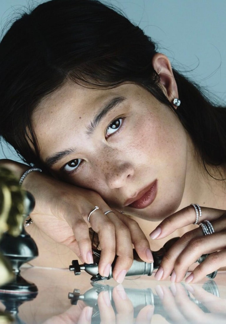 Mini Serpent Diamond White Gold Exclusive Ring for Her - 5