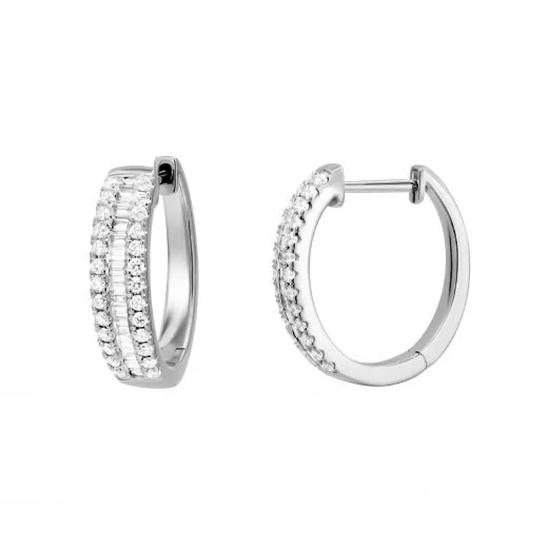 Every Day Diamond White Gold Ring For Her - 9
