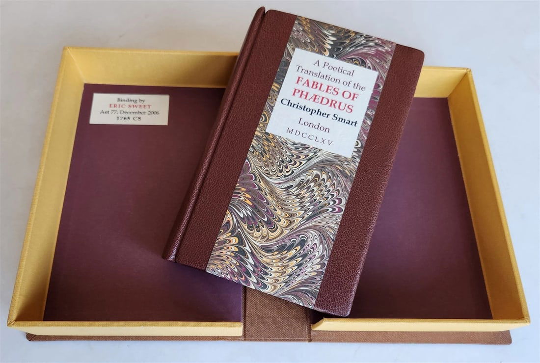 1765 Poetical Translation of Fables of Phaedrus ANTIQUE by C.Smart in ENGLISH - 7