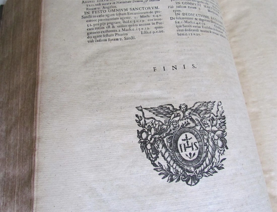 1664 BIBLE TORAH COMMENTARY OLD TESTAMENT IOSUE IUDICUM RUTH antique FOLIO - 14