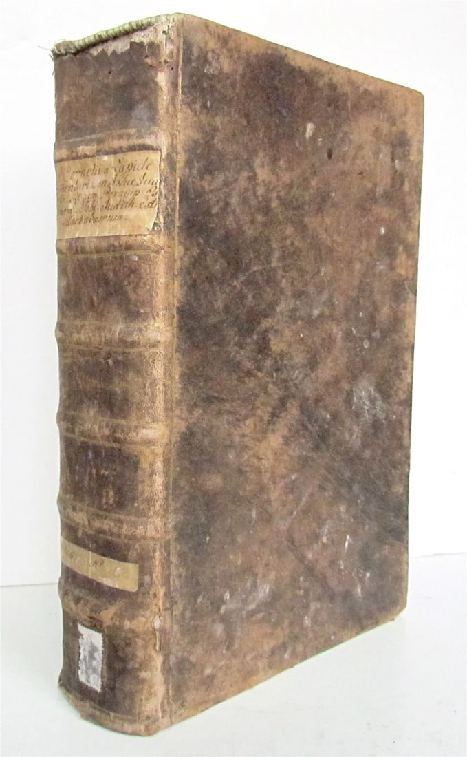 1664 BIBLE TORAH COMMENTARY OLD TESTAMENT IOSUE IUDICUM RUTH antique FOLIO - 2