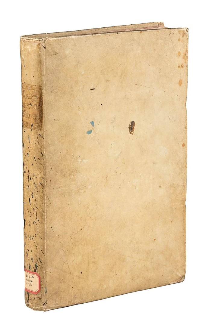 1774 VELLUM BOUND ANTIQUE FOLIO by UBALDO GIRALDI CANON LAW - 2