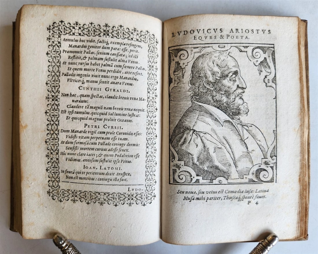 1589 PORTAITS of NOTABLE MEN ILLUSTRATED by Tobias Stimmer antique Icones sive.. - 7