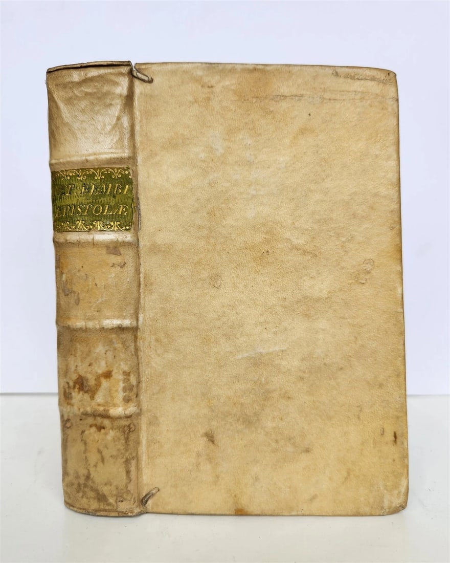 1552 PIETRO BEMBO antique vellum bound 16th CENTURY Epistolarum Leonis Decimi - 2