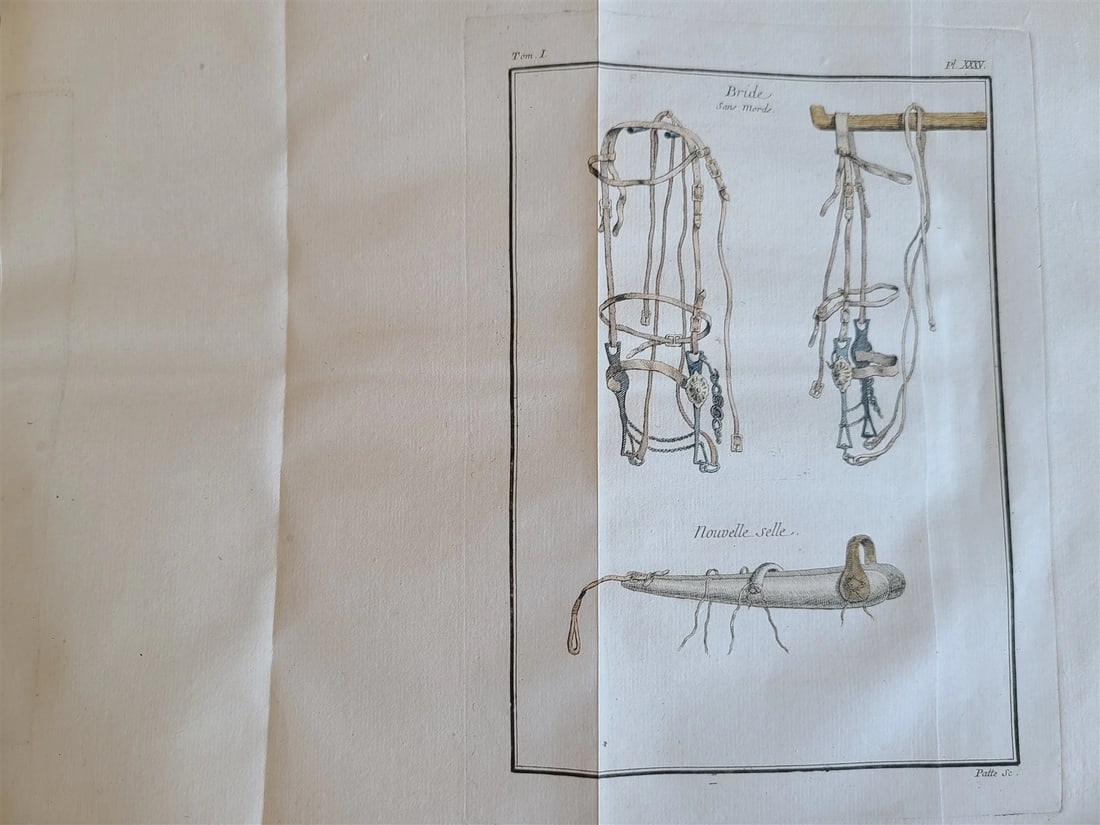 1757 MILITARY SCIENCE FULLY ILLUSTRATED 2 VOLUMES antique - 14