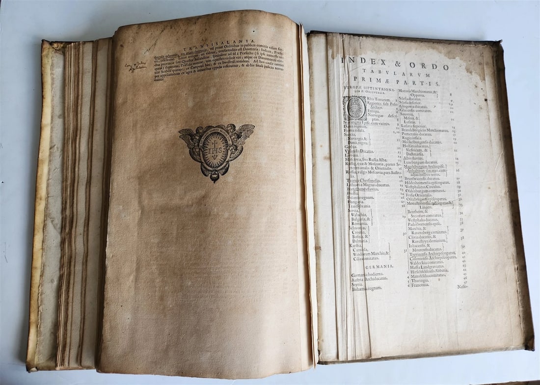 1640 THEATRUM ORBIS TERRARUM SIVE ATLAS NOVUS by J. BLAEU antique VELLUM BINDING - 8