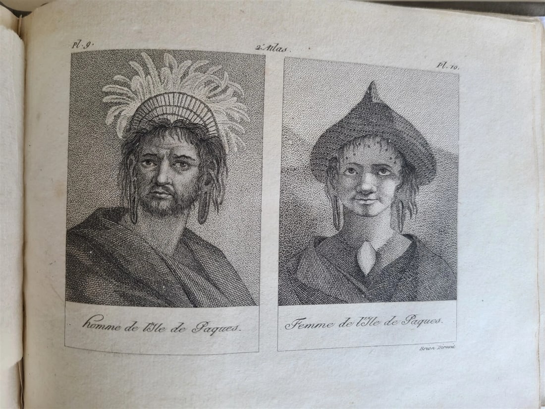 1817 VOYAGE of CAPTAIN COOK ATLAS ILLUSTRATED w/ MAP & 27 ENGRAVINGS antique - 12