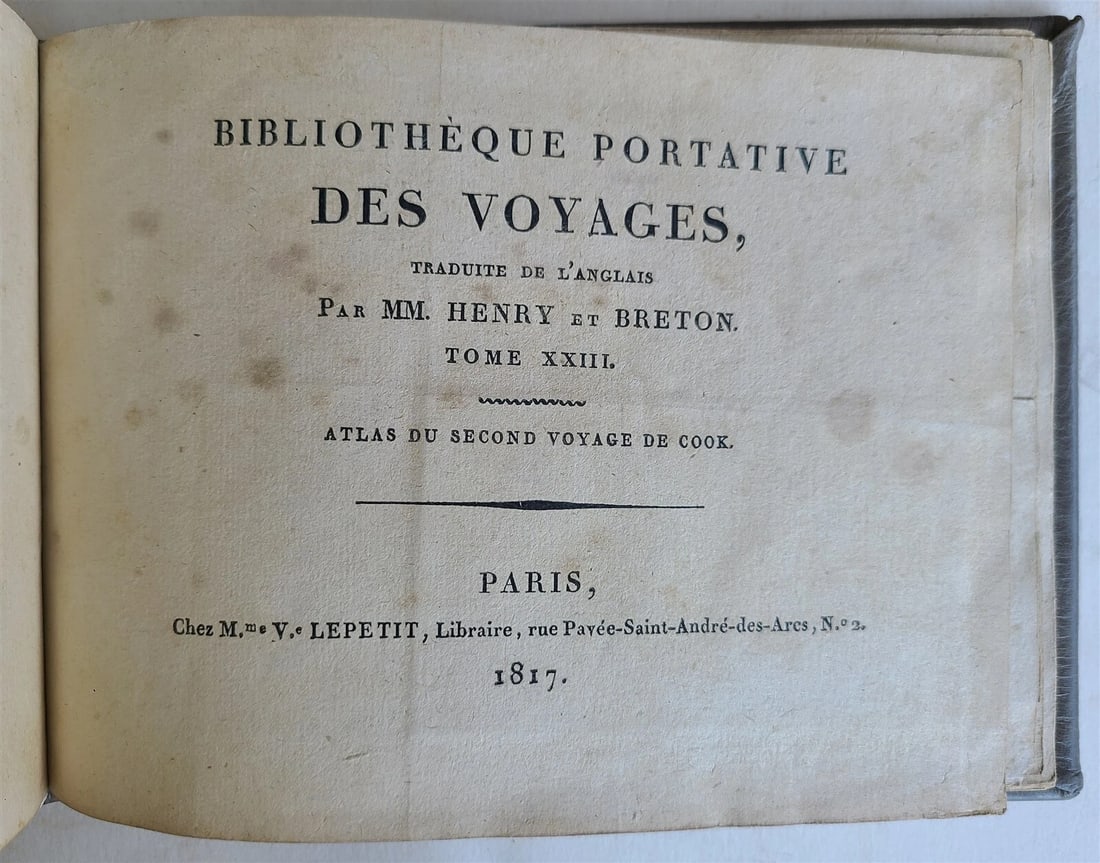 1817 VOYAGE of CAPTAIN COOK ATLAS ILLUSTRATED w/ MAP & 27 ENGRAVINGS antique - 4
