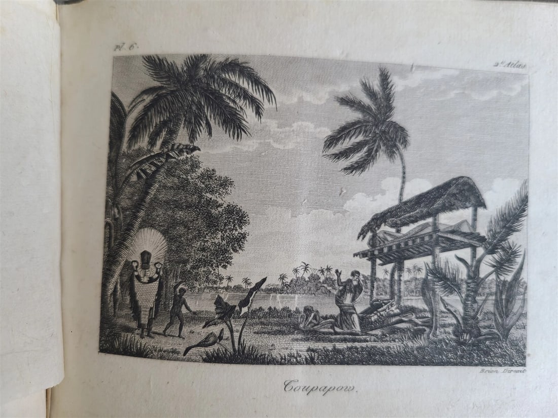 1817 VOYAGE of CAPTAIN COOK ATLAS ILLUSTRATED w/ MAP & 27 ENGRAVINGS antique - 9