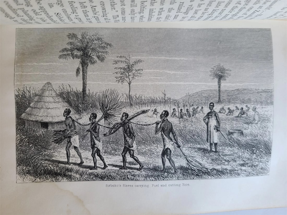 1863 JOURNAL of DISCOVERY of SOURCE of NILE antique ILLUSTRATED in ENGLISH - 10