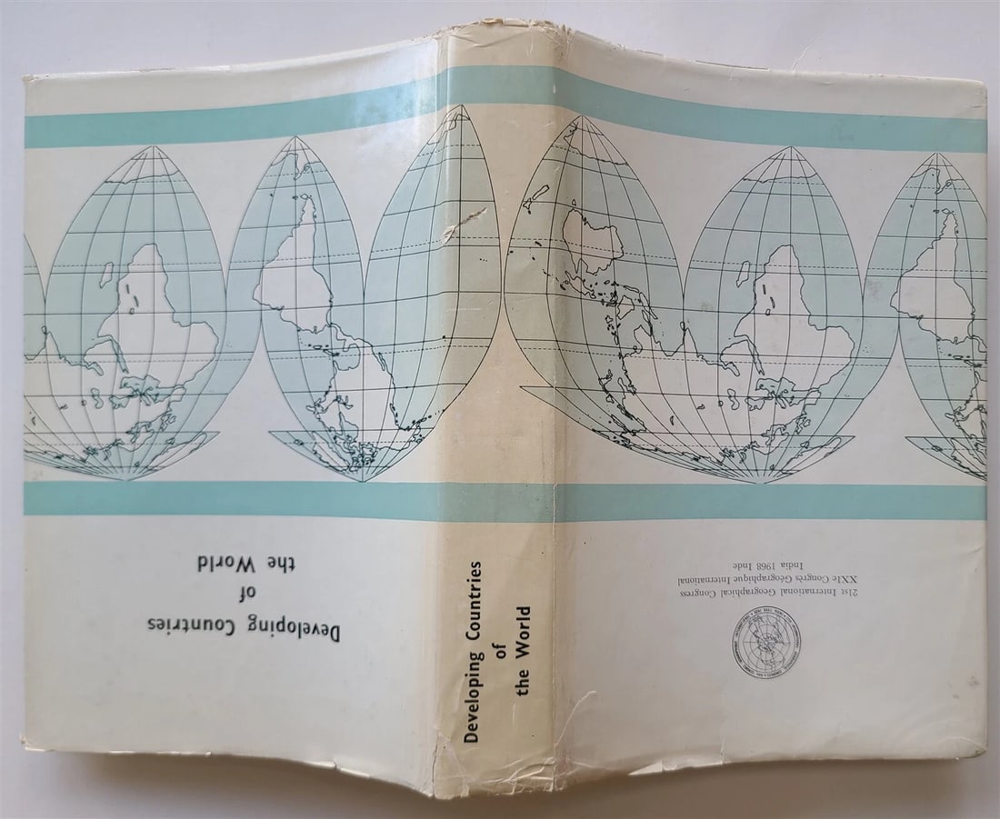 1968 DEVELOPING COUNTRIES OF THE WORLD vintage 21st GEOGRAPHICAL CONGRESS INDIA (1 of 9)